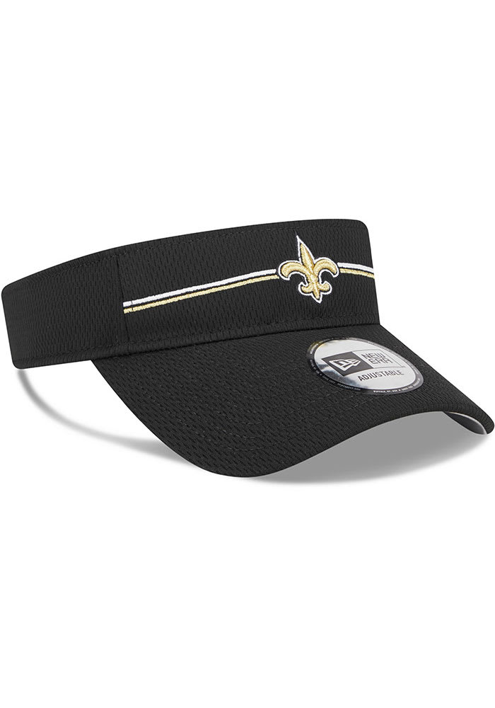 Men's New Era Black Orleans Saints 2023 NFL Training Camp Adjustable Visor