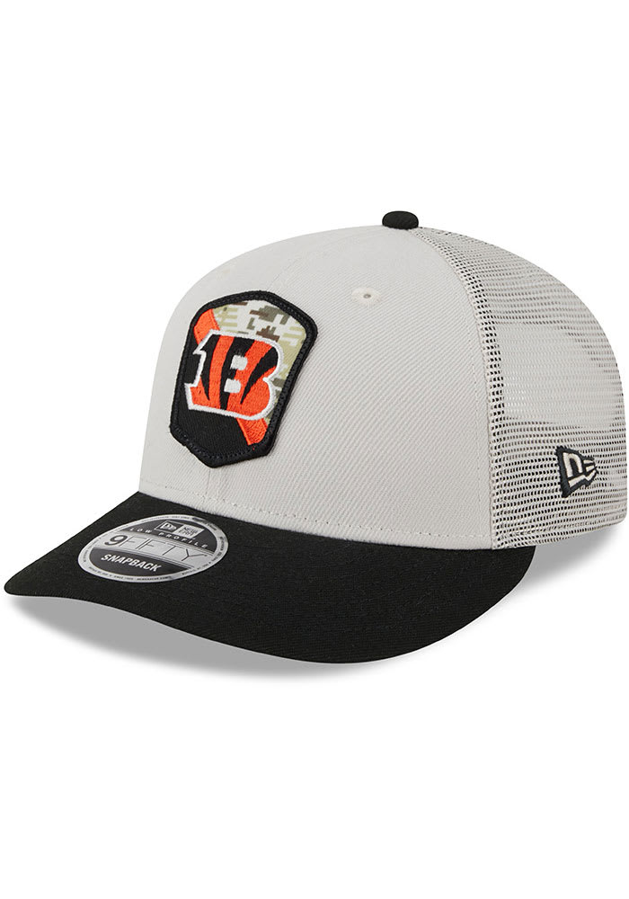 New Era Cincinnati Bengals 2023 Salute to Service LP9FIFTY Adjustable Hat - Tan