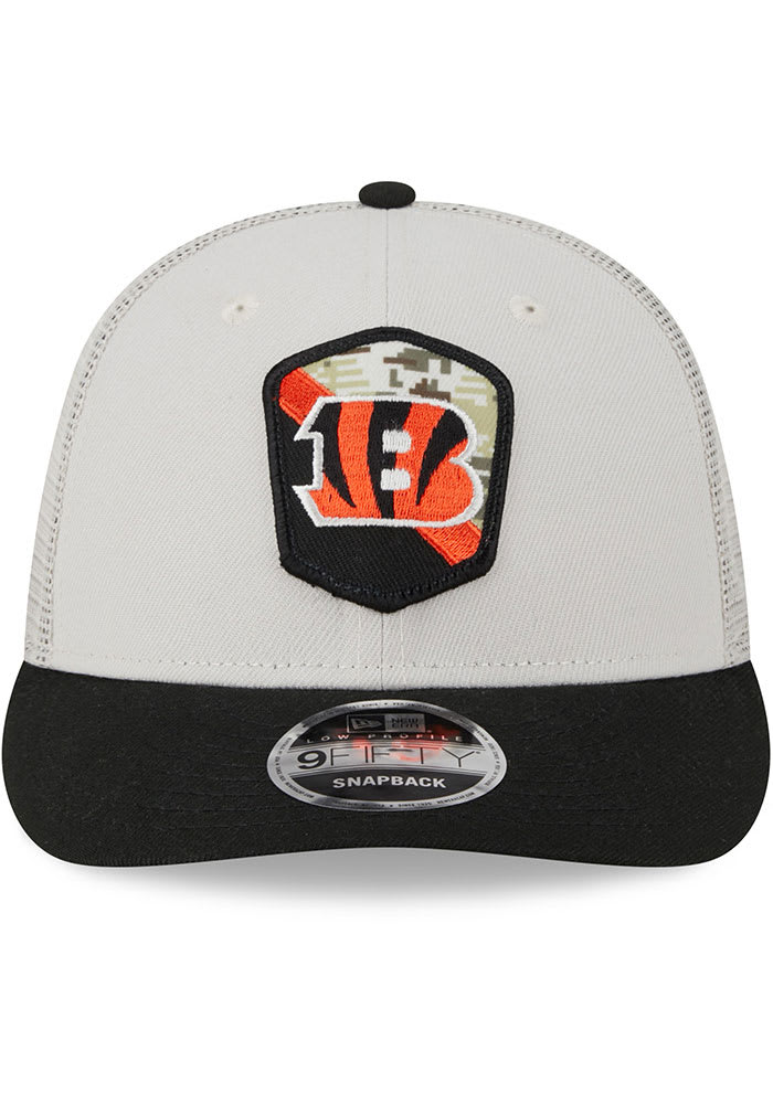 New Era Cincinnati Bengals 2023 Salute to Service LP9FIFTY Adjustable Hat - Tan