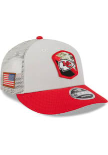 New Era Kansas City Chiefs 2023 Salute to Service LP9FIFTY Adjustable Hat - Tan