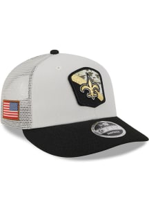 New Era New Orleans Saints 2023 Salute to Service LP9FIFTY Adjustable Hat - Tan