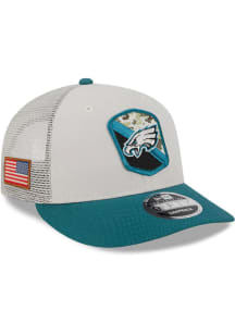 New Era Philadelphia Eagles 2023 Salute to Service LP9FIFTY Adjustable Hat - Tan