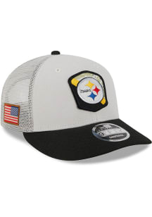 New Era Pittsburgh Steelers 2023 Salute to Service LP9FIFTY Adjustable Hat - Tan
