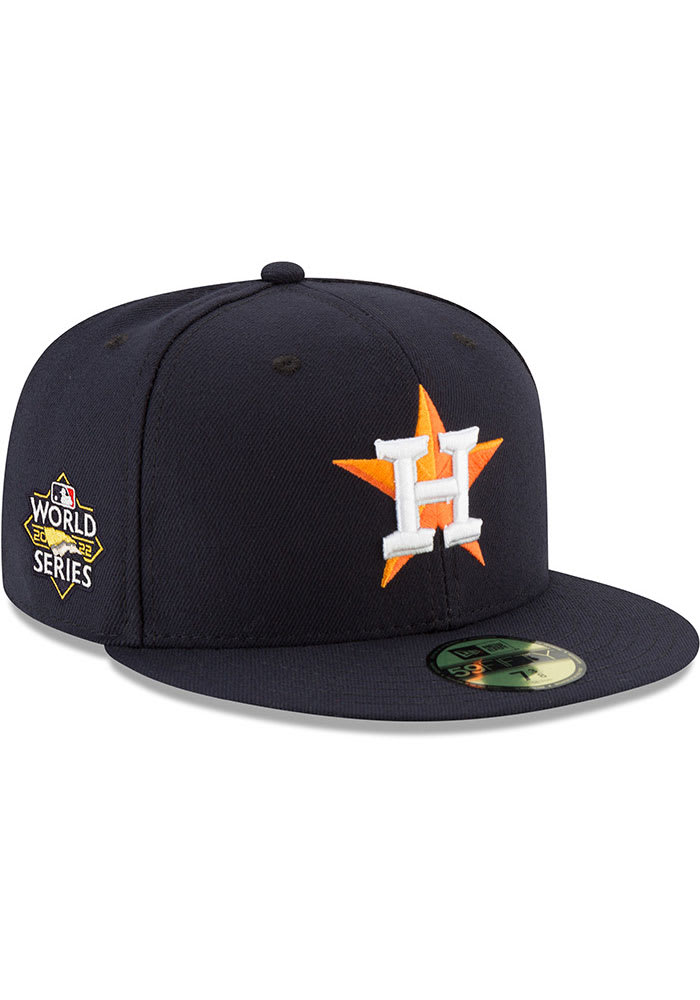 Houston Astros 2022 World Series Side Patch AC Home 59FIFTY Navy Blue New  Era Fitted Hat