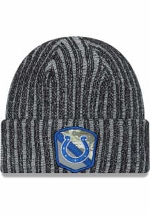 New Era Indianapolis Colts Black 2023 Salute to Service Cuff Mens Knit Hat