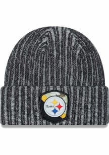New Era Pittsburgh Steelers Black 2023 Salute to Service Cuff Mens Knit Hat