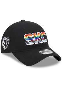 New Era Sporting Kansas City 2023 Pride 9TWENTY Adjustable Hat - Black