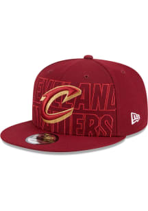 New Era Cleveland Cavaliers Maroon 2023 NBA Draft 9FIFTY Mens Snapback Hat