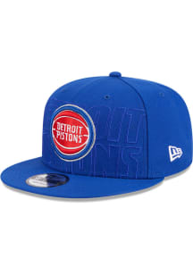 New Era Detroit Pistons Blue 2023 NBA Draft 9FIFTY Mens Snapback Hat