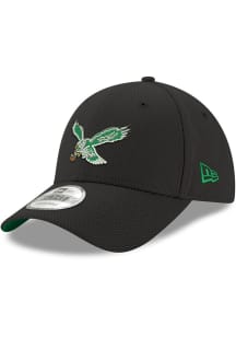 New Era Philadelphia Eagles Retro Stretch Snap 9FORTY Adjustable Hat - Black
