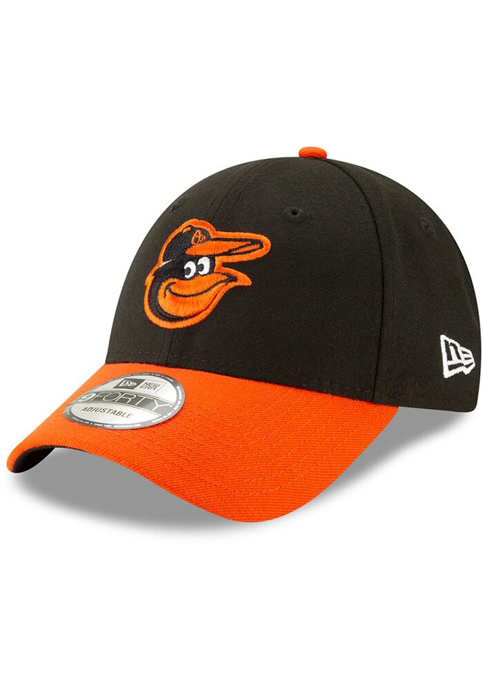 New Era Baltimore Orioles Road 2T The League 9FORTY Adjustable Hat - BLACK