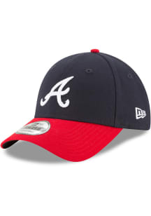 New Era Atlanta Braves Navy Blue Game JR The League 9FORTY Youth Adjustable Hat