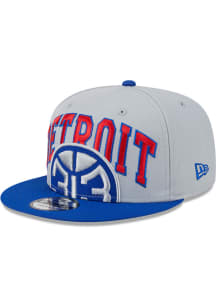 New Era Detroit Pistons Grey NBA23 TIP OFF 9FIFTY Mens Snapback Hat