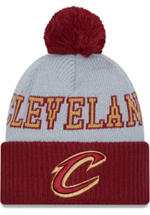 New Era Cleveland Cavaliers Grey NBA23 TIP OFF KNIT Mens Knit Hat