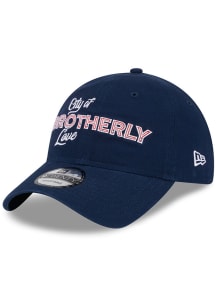 New Era Philadelphia 76ers 2023 City Edition 9TWENTY Adjustable Hat - Blue