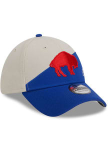 New Era Buffalo Bills Mens Blue 2023 Sideline Retro 39THIRTY Flex Hat