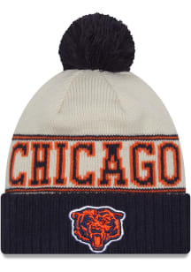 New Era Chicago Bears Navy Blue 2023 Sideline Retro Sport Mens Knit Hat