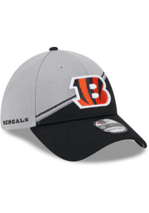 New Era Cincinnati Bengals Mens Grey 2023 Sideline GRA 39THIRTY Flex Hat