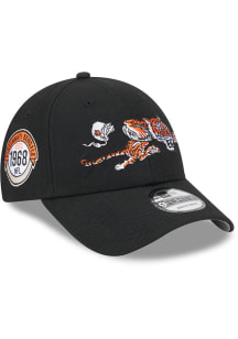 New Era Cincinnati Bengals 2023 Sideline Retro 9TWENTY Adjustable Hat - Black