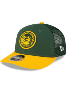 New Era Green Bay Packers 2023 Sideline Trucker LP9FIFTY Adjustable Hat - Green