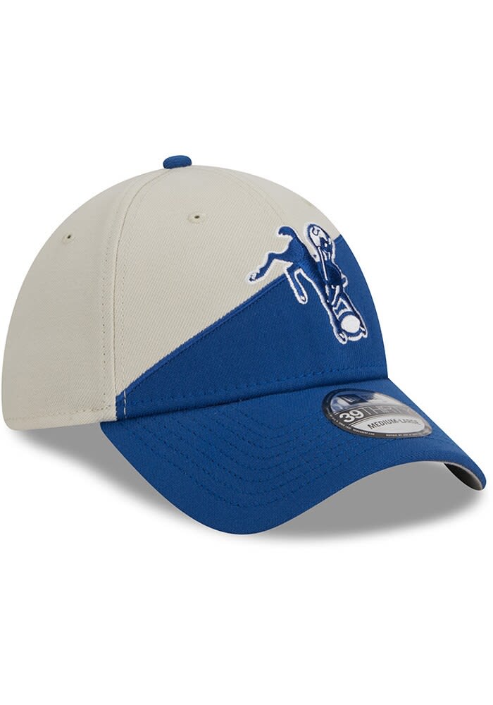 New Era Men's Indianapolis Colts 2023 Sideline Alternate 39THIRTY Stretch Fit Hat - Blue - S/M Each