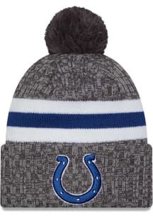 New Era Indianapolis Colts Grey 2023 Sideline GRA Sport Mens Knit Hat