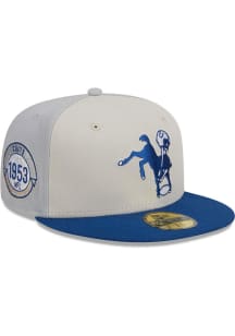 New Era Indianapolis Colts Mens Blue 2023 Sideline Retro 59FIFTY Fitted Hat