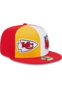 New Era Kansas City Chiefs Mens Red 2023 Sideline 59FIFTY Fitted Hat