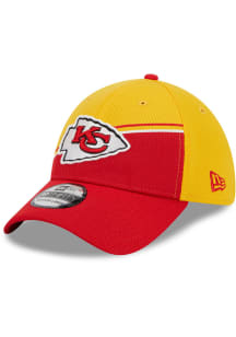 New Era Kansas City Chiefs Mens Yellow 2023 Sideline STM 39THIRTY Flex Hat