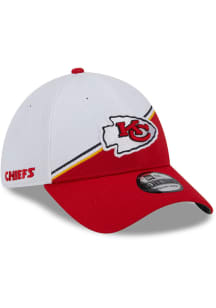 New Era Kansas City Chiefs Red JR 2023 Sideline 39THIRTY Youth Flex Hat