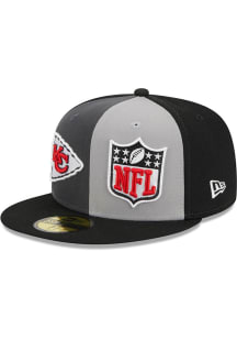 New Era Kansas City Chiefs Mens Grey 2023 Sideline CW 59FIFTY Fitted Hat