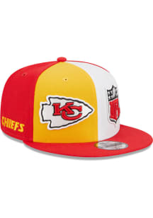 New Era Kansas City Chiefs Red JR 2023 Sideline Script 9FIFTY Mens Snapback Hat