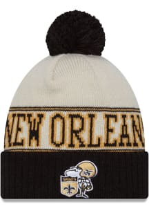 New Era New Orleans Saints Black 2023 Sideline Retro Sport Mens Knit Hat