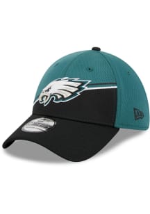 New Era Philadelphia Eagles Mens Grey 2023 Sideline STM 39THIRTY Flex Hat