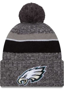 New Era Philadelphia Eagles Grey 2023 Sideline GRA Sport Mens Knit Hat