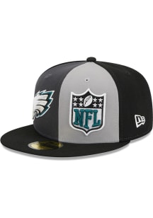 New Era Philadelphia Eagles Mens Grey 2023 Sideline CW 59FIFTY Fitted Hat