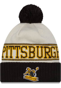 New Era Pittsburgh Steelers Black 2023 Sideline Retro Sport Mens Knit Hat