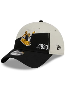 New Era Pittsburgh Steelers Black JR 2023 Sideline Retro 9TWENTY Youth Adjustable Hat