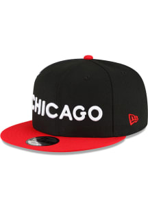 New Era Chicago Bulls Black 2023 City Edition 9FIFTY Mens Snapback Hat