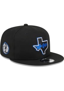 New Era Dallas Mavericks Black 2023 City Edition 9FIFTY Mens Snapback Hat