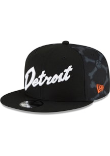 New Era Detroit Pistons Black 2023 City Edition 9FIFTY Mens Snapback Hat
