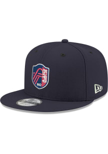 New Era St Louis City SC Navy Blue Primary Crest 9FIFTY Mens Snapback Hat