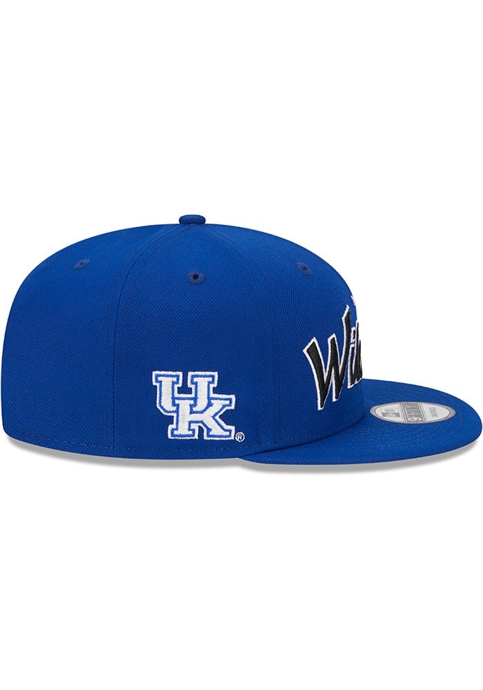 New Era Kentucky Wildcats Blue Evergreen  Script 9FIFTY Mens Snapback Hat