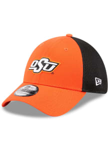 New Era Oklahoma State Cowboys Mens Orange Evergreen  Team Neo 39THIRTY Flex Hat