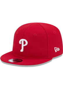 New Era Philadelphia Phillies Baby Evergreen My 1st 9FIFTY Adjustable Hat - Red
