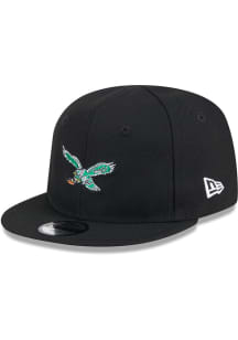 New Era Philadelphia Eagles Baby Evergreen My 1st 9FIFTY Adjustable Hat - Black