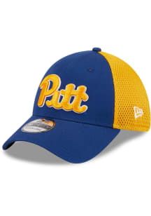 New Era Pitt Panthers Mens Blue Evergreen  Team Neo 39THIRTY Flex Hat