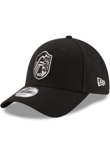 New Era St Louis City SC Tonal Primary Crest 9FORTY Adjustable Hat - Black