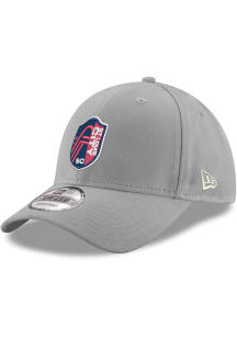 New Era St Louis City SC Primary Crest 9FORTY Adjustable Hat - Grey