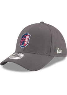 New Era St Louis City SC Primary Crest 9FORTY Adjustable Hat - Graphite